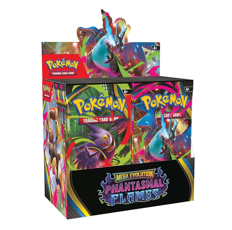 Phantasmal  Flames  Booster Box Sealed  w/ Acrylic Case Included Mint Condition