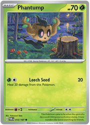 Phantump 012/167 Common | Scarlet & Violet – Twilight Masquerade by Worth the XP on MYNTED