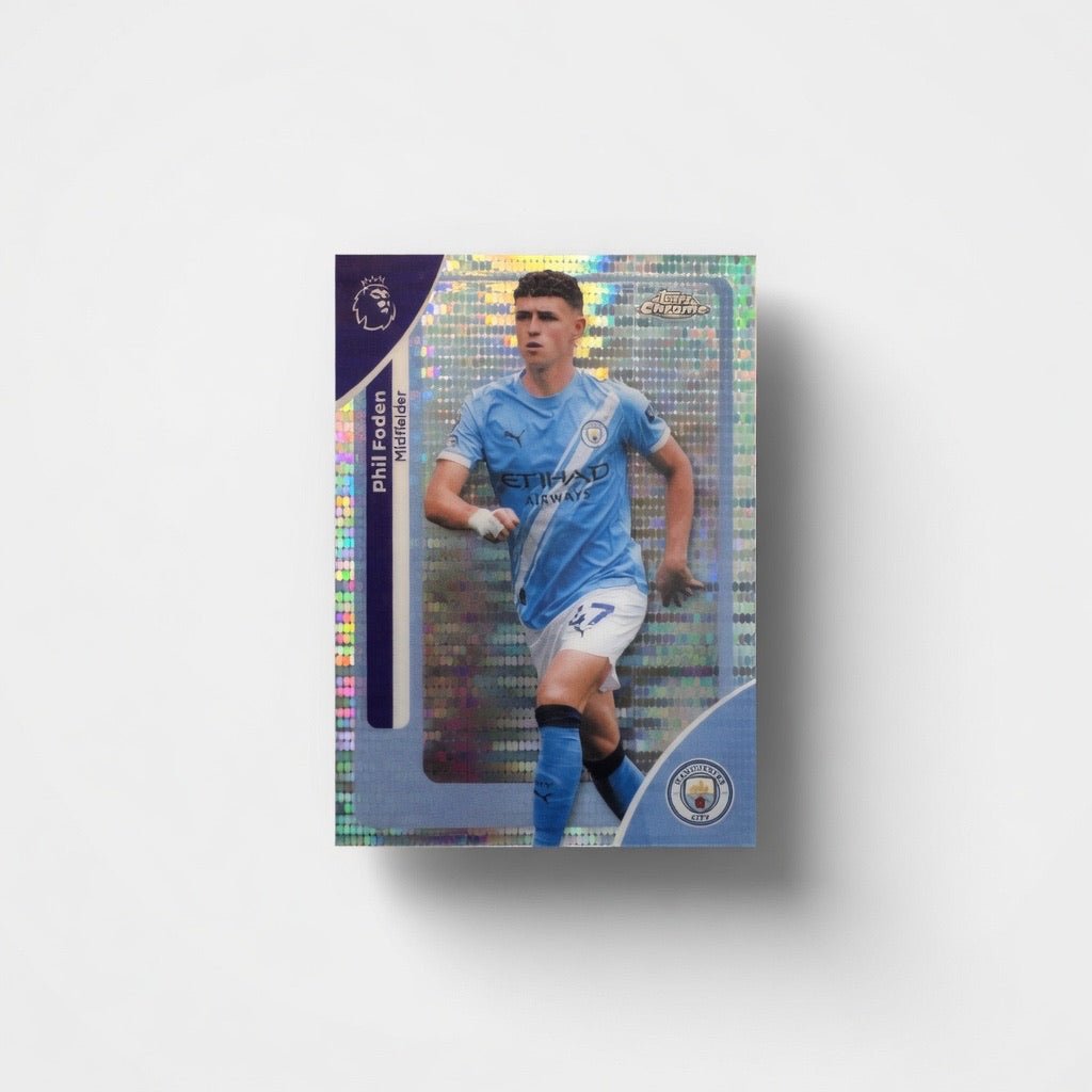 Phil Foden 124 Prism Refractor — 2026 Topps Chrome Premier League — Manchester City by KitRoom Cards on MYNTED