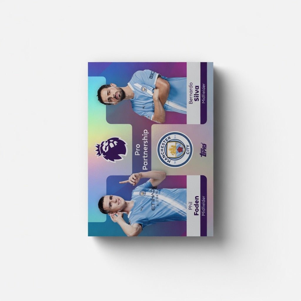 Phil Foden & Bernardo Silva Pro Partnership 372 — 2025 - 26 Topps Premier League — Manchester City by KitRoom Cards on MYNTED