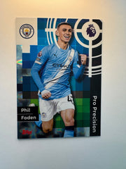 Phil Foden Pro Precision Parallel 411 — 2025 - 26 Topps Premier League — Manchester City by KitRoom Cards on MYNTED