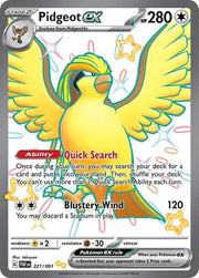 Pidgeot ex - SV: Paldean Fates (PAF) by P0kellector on MYNTED