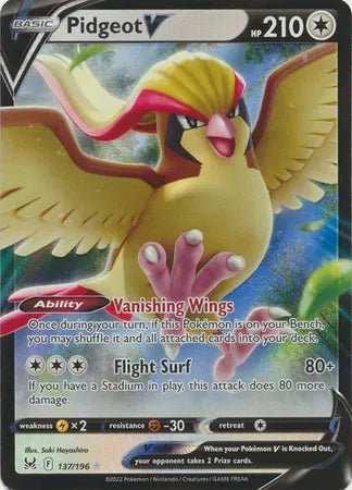 Pidgeot V - SWSH11: Lost Origin (SWSH11) by P0kellector on MYNTED