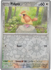 Pidgey [Reverse Holo] 162 Pokemon Obsidian Flames by Moe‘s Vault on MYNTED