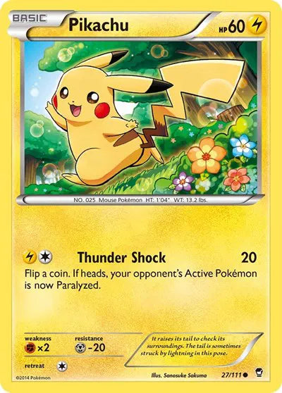 Pikachu Furious Fists Common 27