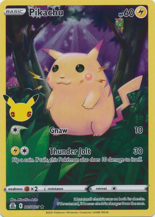Pikachu - 005/025 by PokeCollect on MYNTED