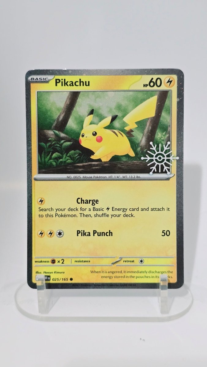 Pikachu - 025/165 (Holiday Calendar) - Miscellaneous Cards & Products - Common 025/165 - English by MechaKai Collectibles on MYNTED