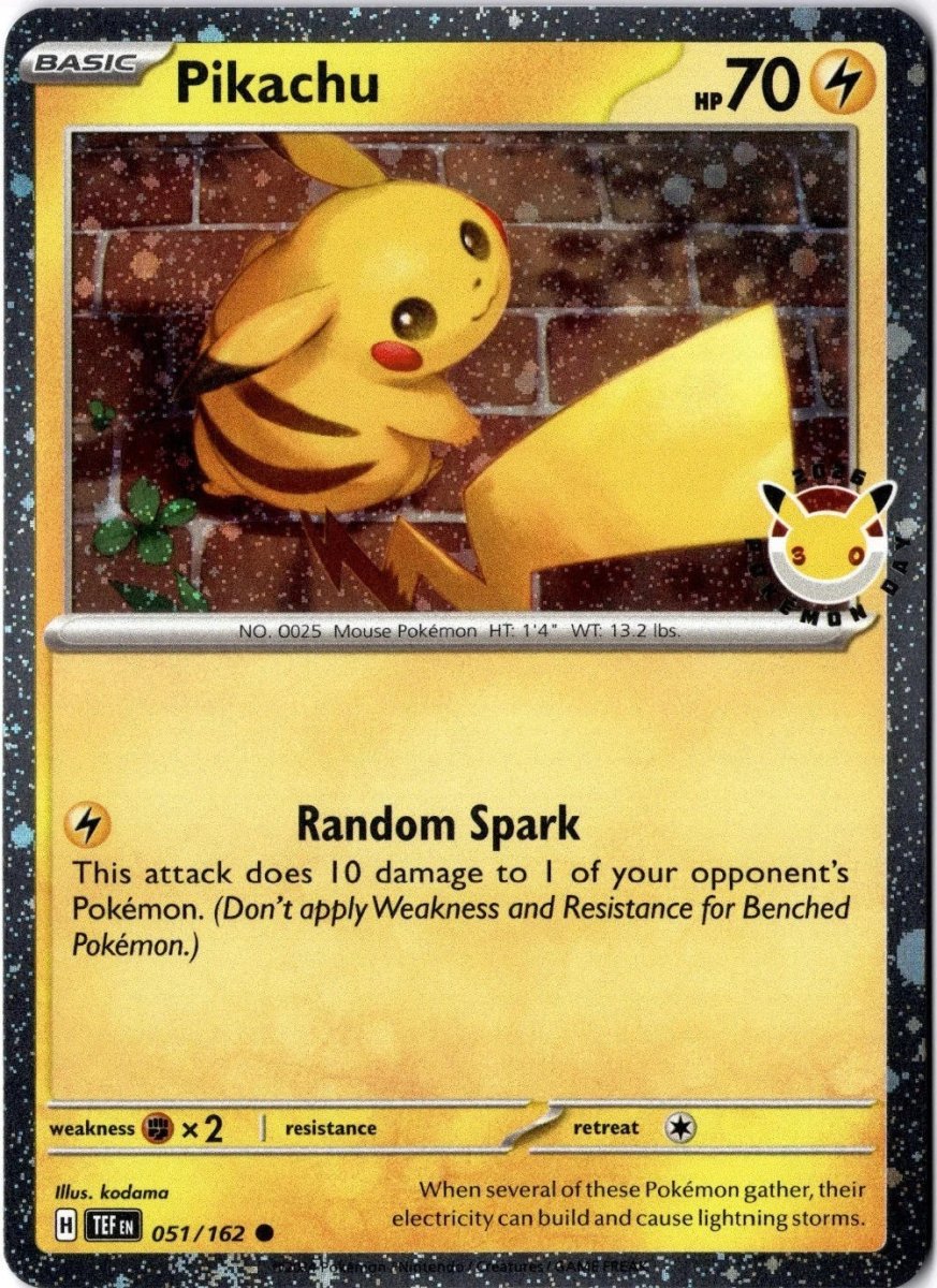 Pikachu - 051/162 (Pokemon Day 2026) - Miscellaneous Cards & Products (MCAP) by SAFAQATI on MYNTED