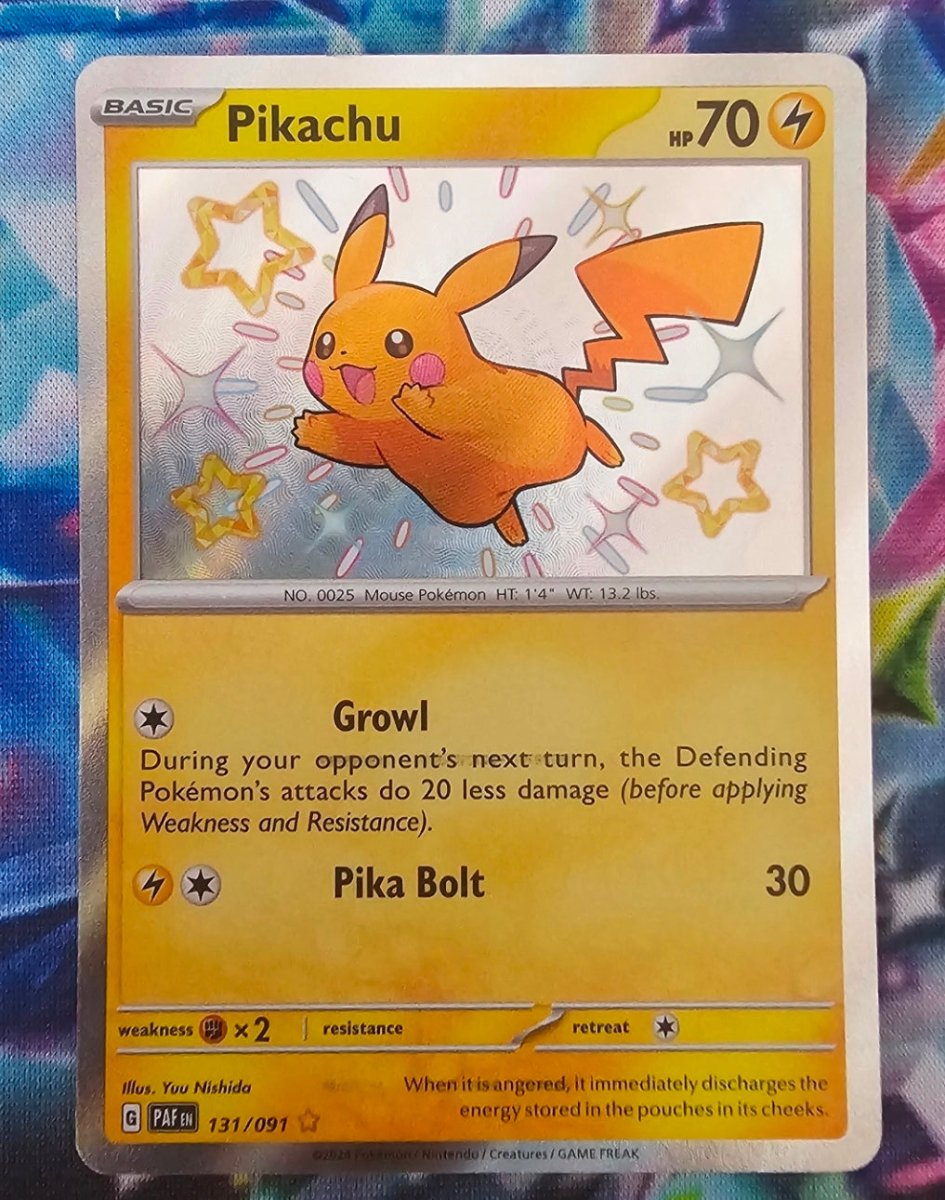 Pikachu 131/091 - Paldean Fates - Shiny Rare by Light Collectibles on MYNTED