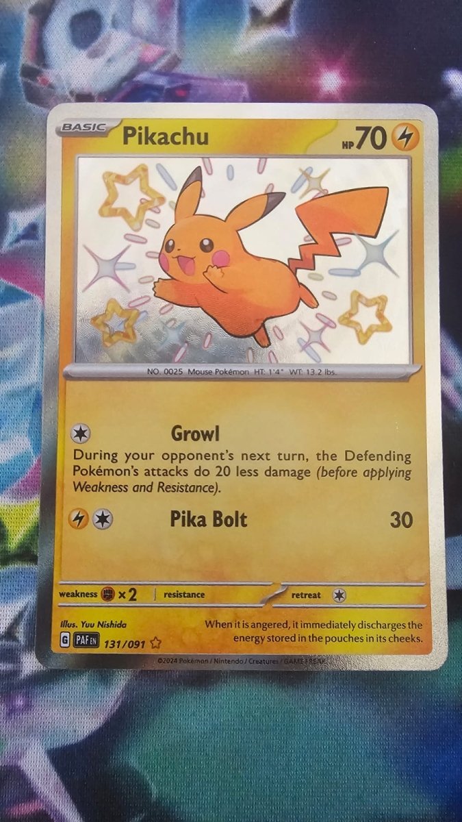 Pikachu 131/091 - Paldean Fates - Shiny Rare by Light Collectibles on MYNTED