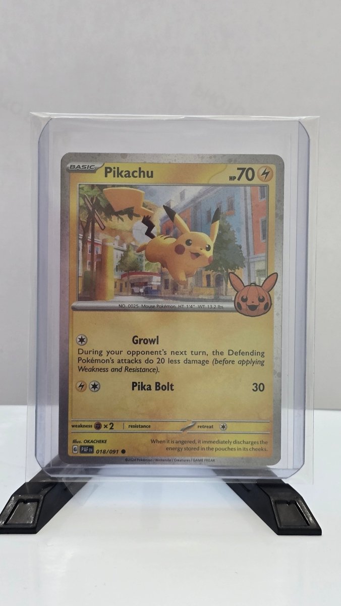 Pikachu (Cosmos Holo) - Trick or Trade BOOster Bundle 2024 - Holo Rare 018/091 - English by MechaKai Collectibles on MYNTED