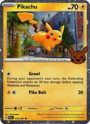 Pikachu (Cosmos Holo) - Trick or Trade BOOster Bundle 2024 - Holo Rare 018/091 - English by MechaKai Collectibles on MYNTED