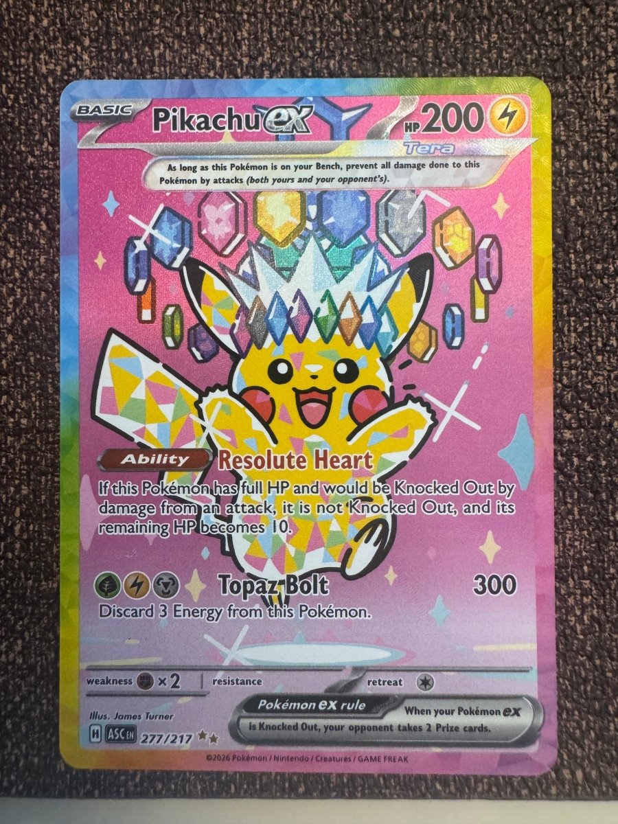 Pikachu EX - 277/217 by The Archive Stop on MYNTED