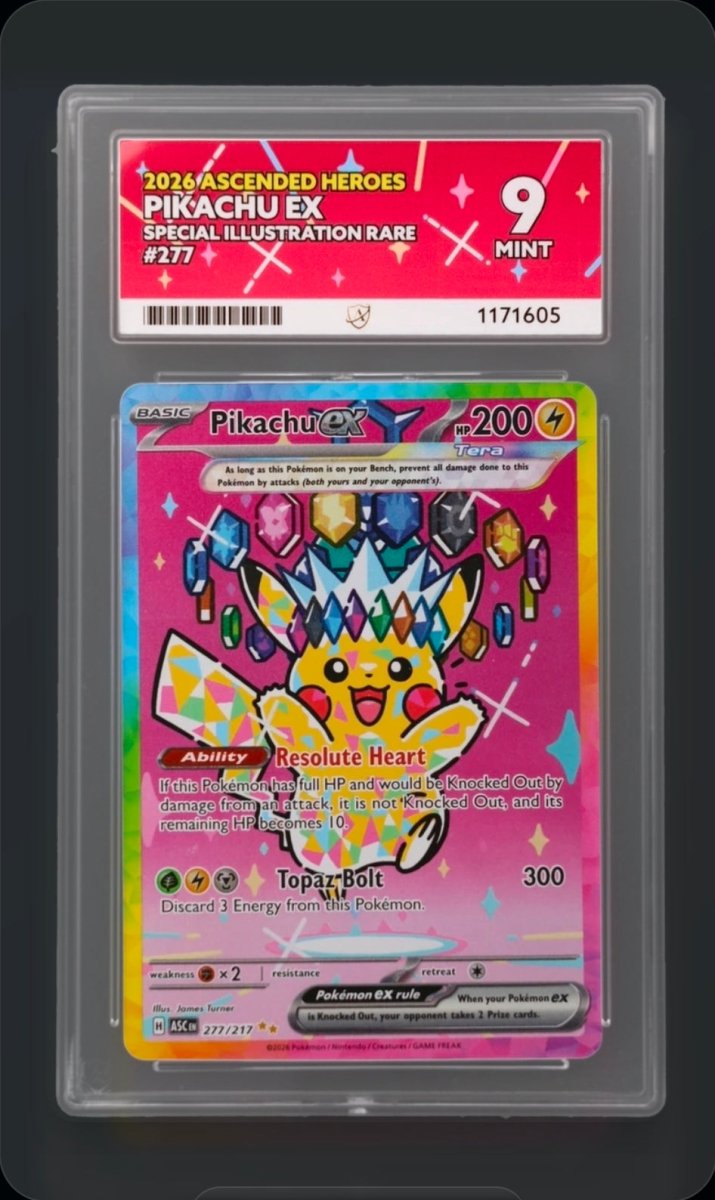 Pikachu Ex - Ascended Heroes by Nekohime TCG on MYNTED
