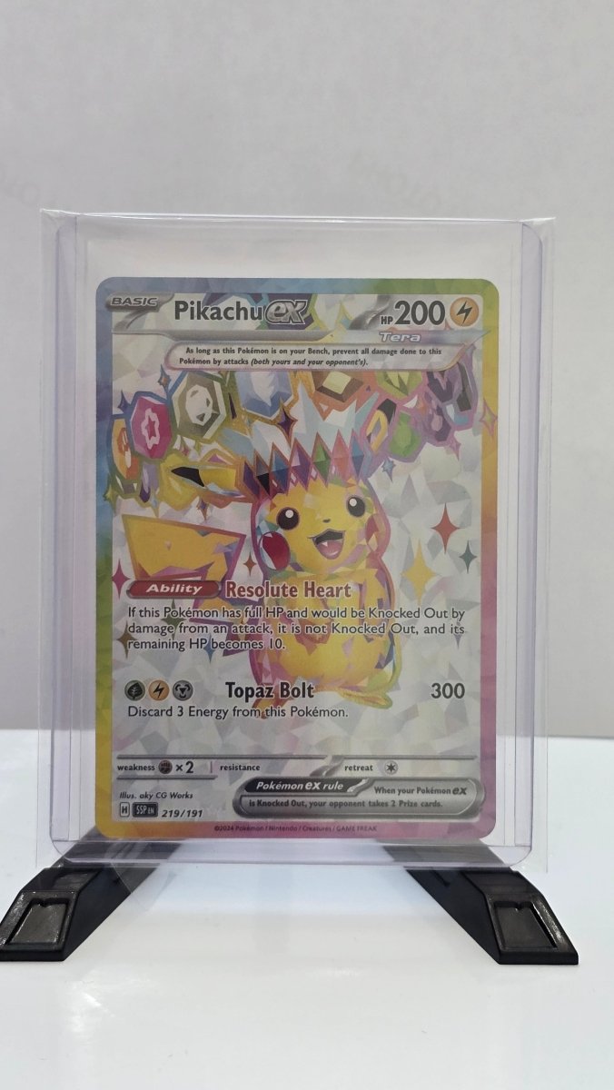 Pikachu ex - Surging Sparks - UR 219/191 - English by MechaKai Collectibles on MYNTED