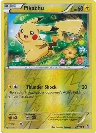 Pikachu - Furious Fists - Reverse Holofoil 27/111 - English by MechaKai Collectibles on MYNTED