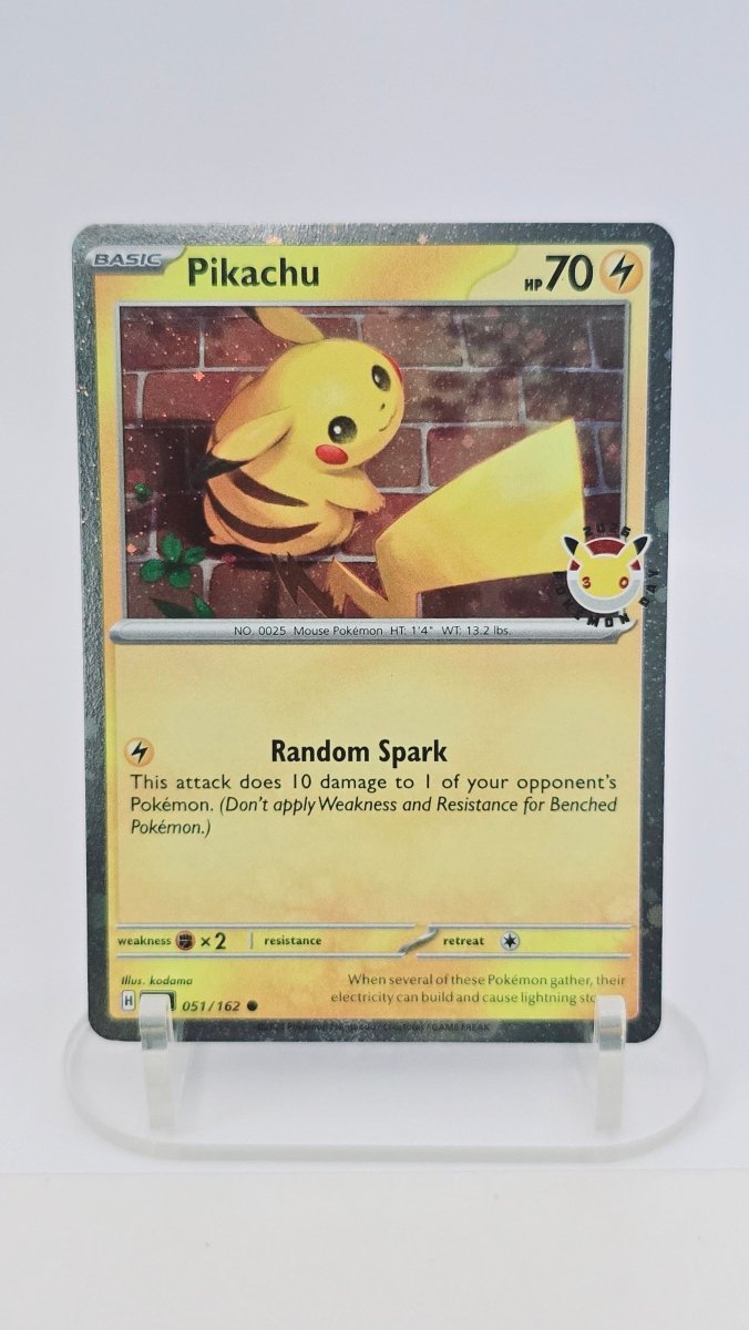 Pikachu (Pokemon Day 2026) - Miscellaneous Cards & Products - Common 051/162 - English by MechaKai Collectibles on MYNTED