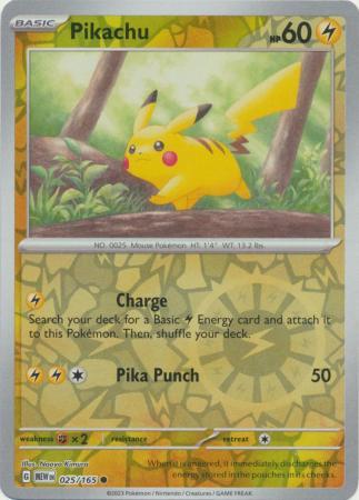 Pikachu SV: 151 Common • 025/165 Reverse Holofoil by Shark Pop Culture on MYNTED