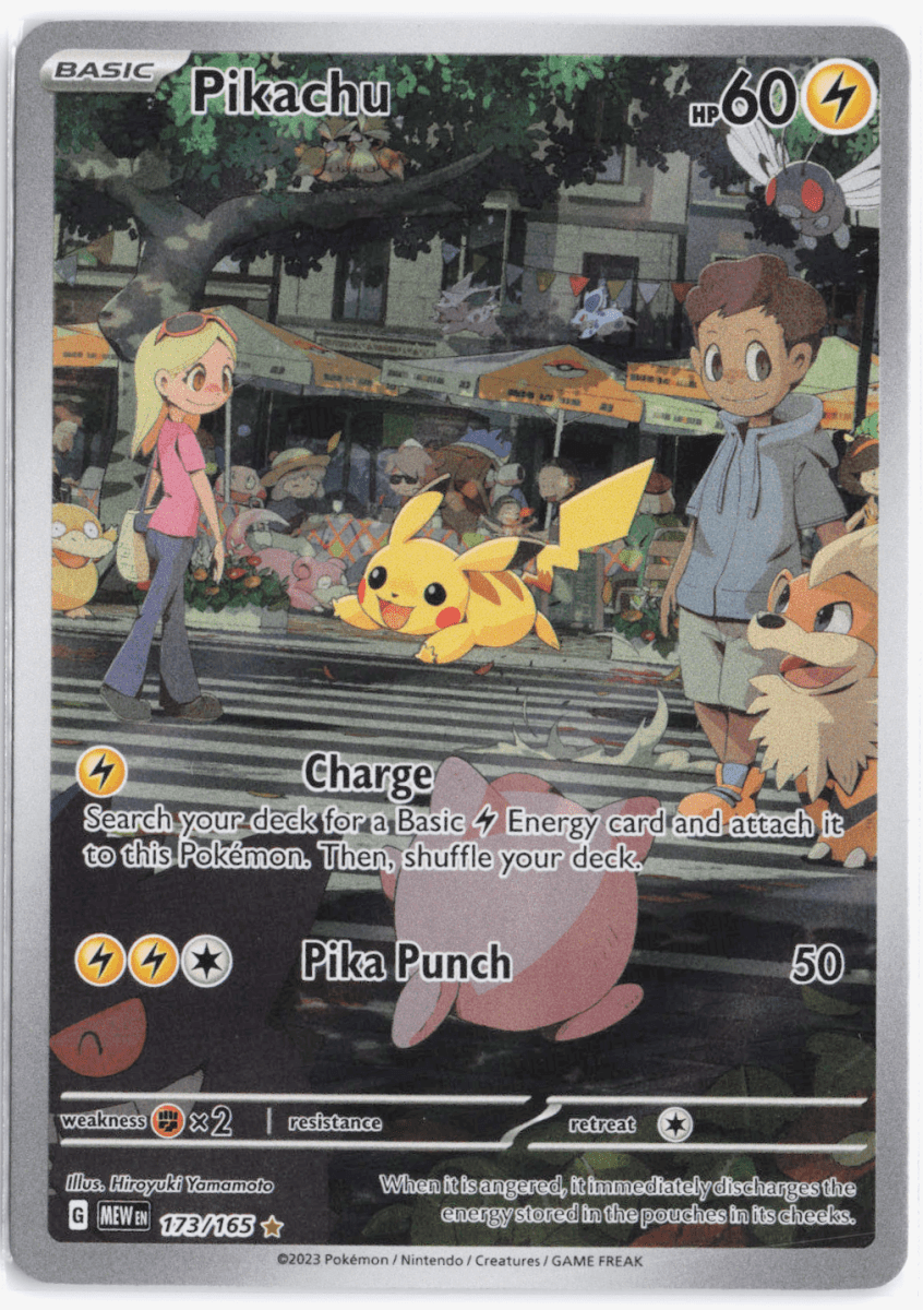 Pikachu SV: 151 Illustration Rare 173/165 by Schmutzfink TCG on MYNTED