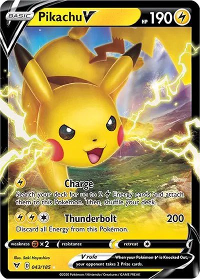 Pikachu V - SWSH04: Vivid Voltage (SWSH04) by P0kellector on MYNTED