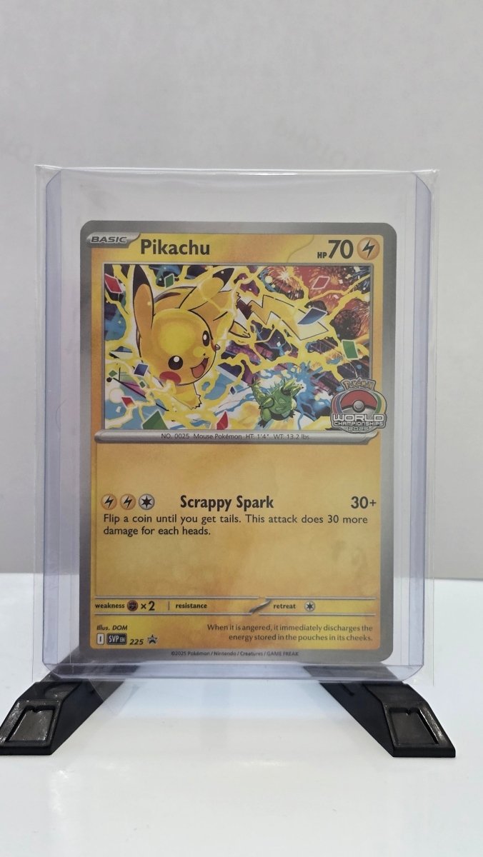 Pikachu (World Championship 2025) - Scarlet & Violet Promo - Promo 225 - English by MechaKai Collectibles on MYNTED