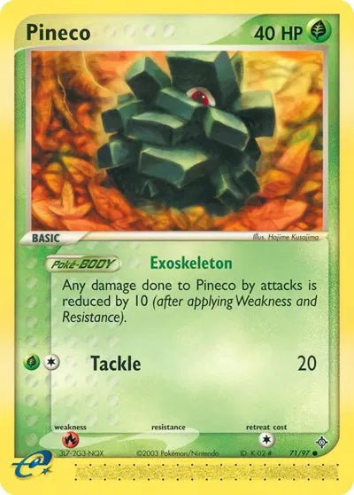 Pineco EX Dragon Common • 71 Normal by Marnie’s TCG on MYNTED