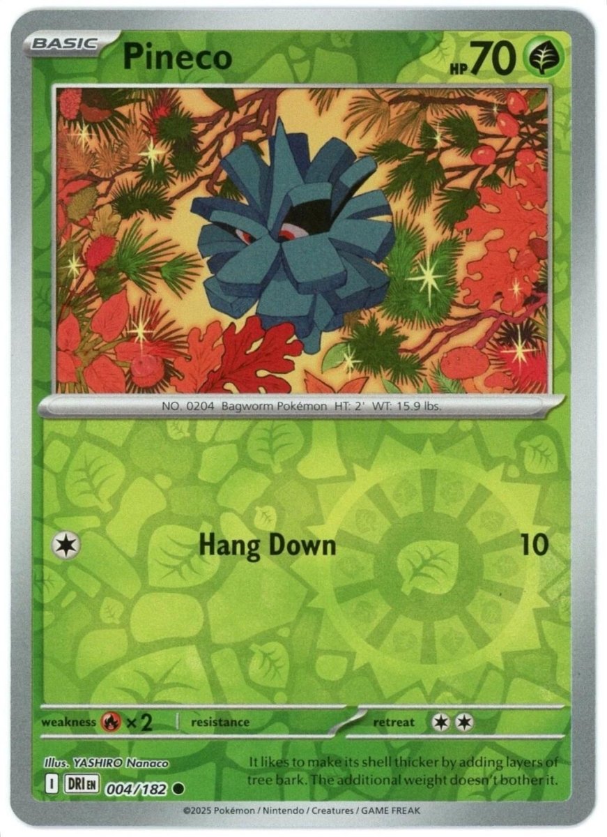 Pineco [Reverse Holo] 4 Pokemon Destined Rivals by Moe‘s Vault on MYNTED