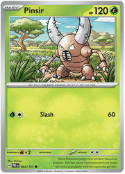 Pinsir 003/131 Common | Scarlet & Violet – Prismatic Evolutions by Worth the XP on MYNTED