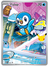Piplup MEP 042 - First Partner Illustration Rare Promo 30th Anniversary by Light Collectibles on MYNTED
