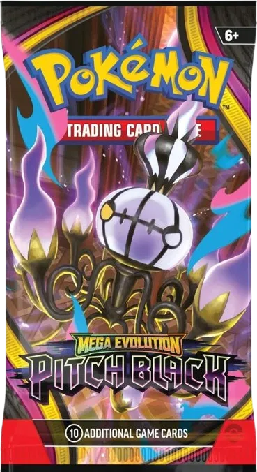 Pitch Black Booster Pack x1 (Random Art) by PokiNello TCG on MYNTED