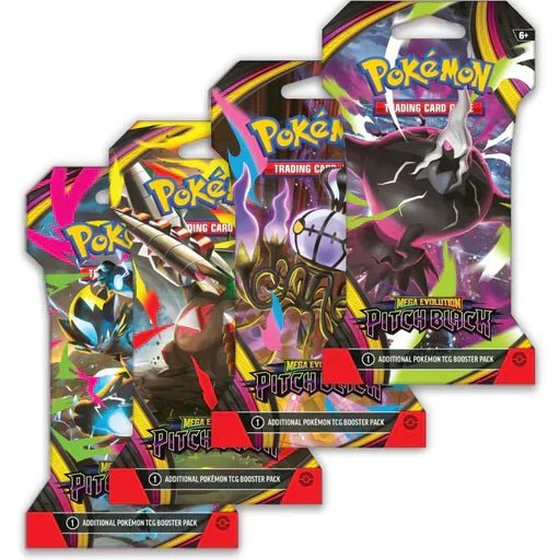 Pitch Black Sleeved Booster Pack (Assortment) by The Greatest on MYNTED