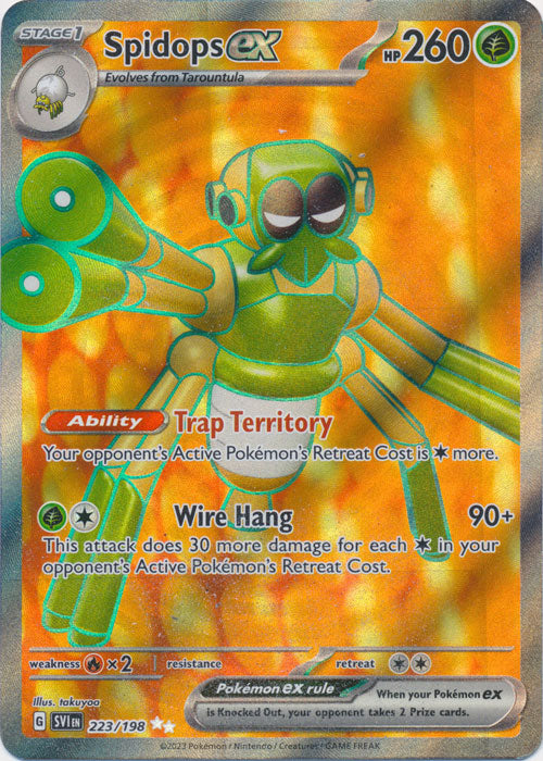 Spidops ex (Full Art) - 223/198