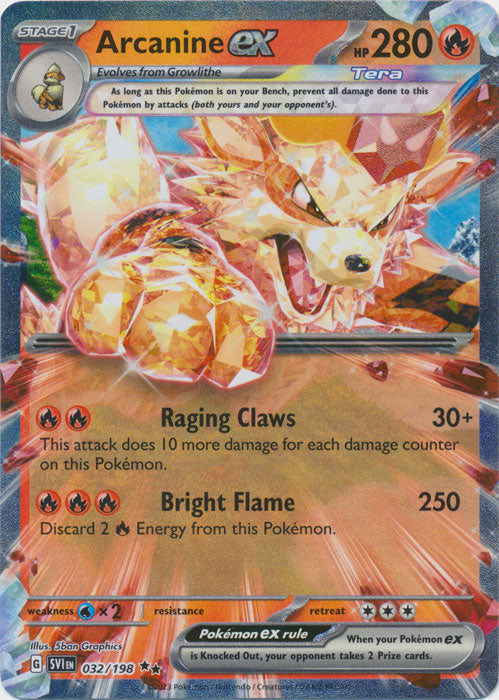 Arcanine ex - 032/198
