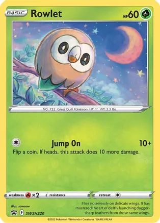 Rowlet - SWSH220 Holo Promo