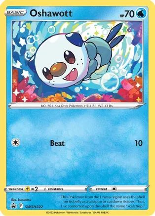 Oshawott - SWSH222 Holo Promo