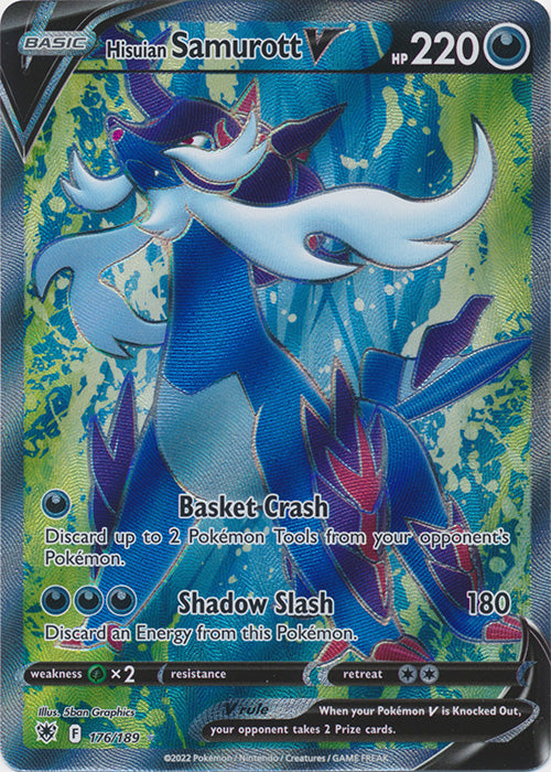 Hisuian Samurott V (Full Art) - 176/189