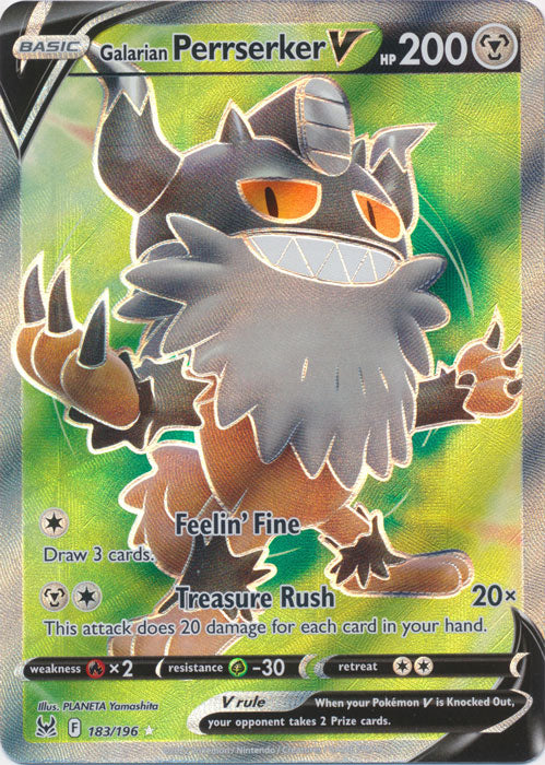 Galarian Perrserker V (Full Art) - 183/196