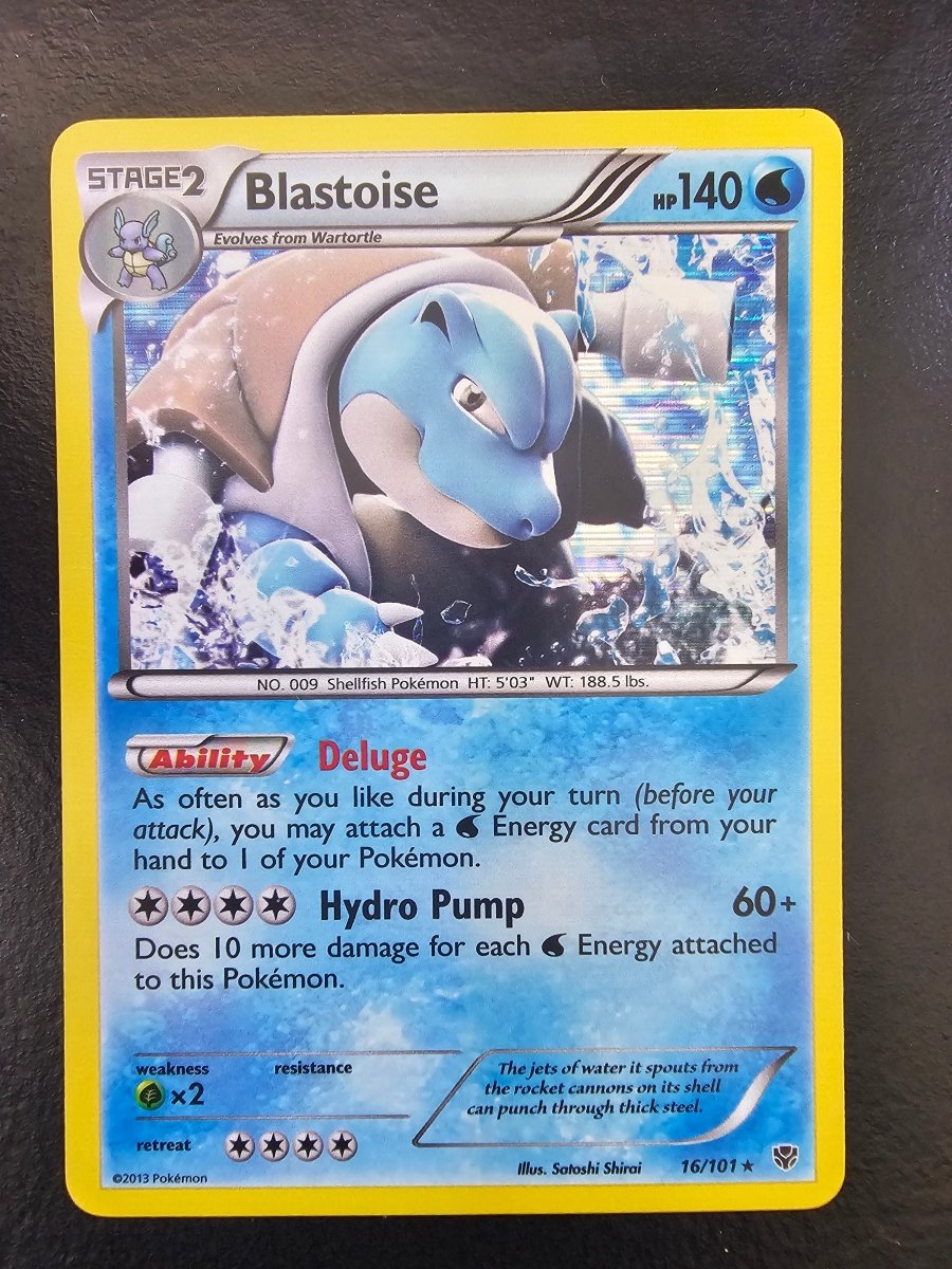 Plasma Blast Blastoise Holo 16 by PlayVault on MYNTED