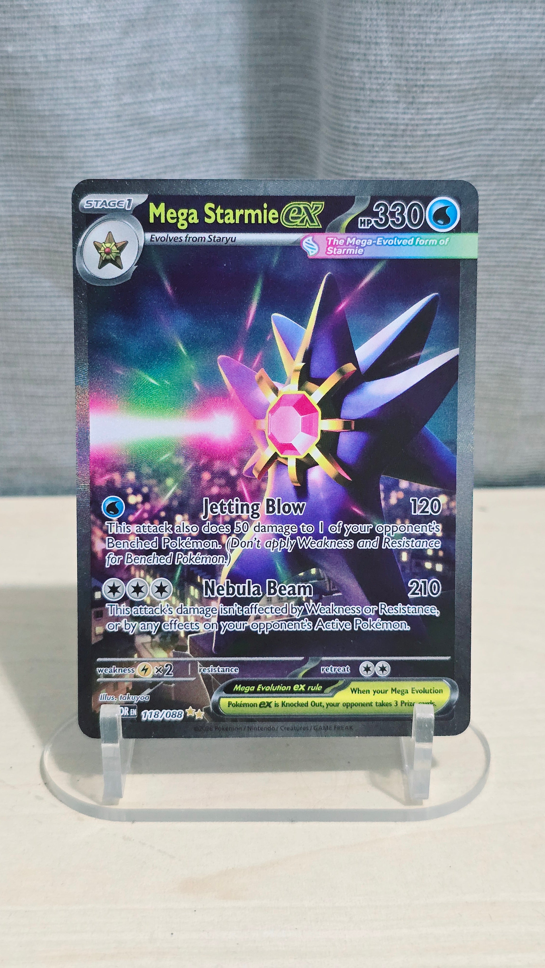 Mega Starmie ex - Perfect Order - SIR 118/088 - English