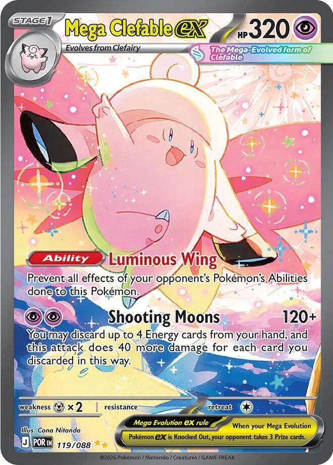 Mega Clefable ex - Perfect Order - SIR 119/088 - English