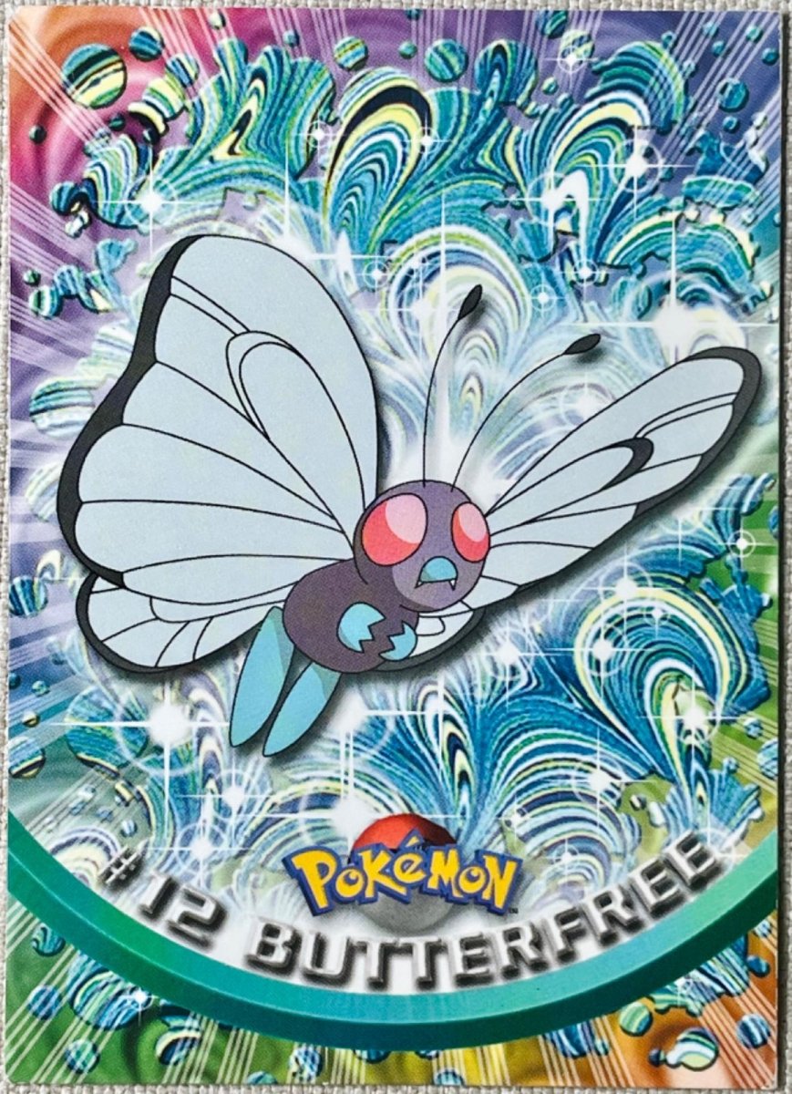 Pokemon 1999 Topps TV Butterfree 12 by Birdcyd on MYNTED
