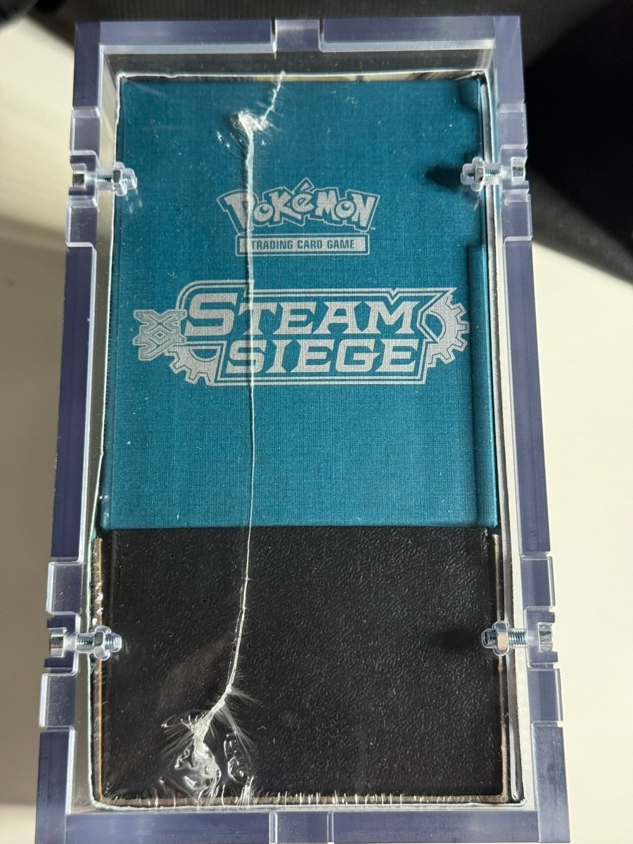 Pokémon 2016 XY Steam Siege Elite Trainer Box - Excellent Condition (with high quality acrylic) by Schmutzfink TCG on MYNTED