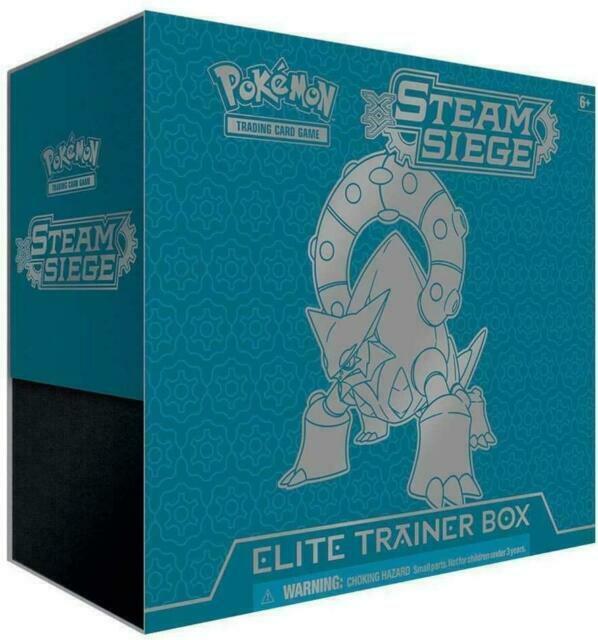 Pokémon 2016 XY Steam Siege Elite Trainer Box - Excellent Condition (with high quality acrylic) by Schmutzfink TCG on MYNTED