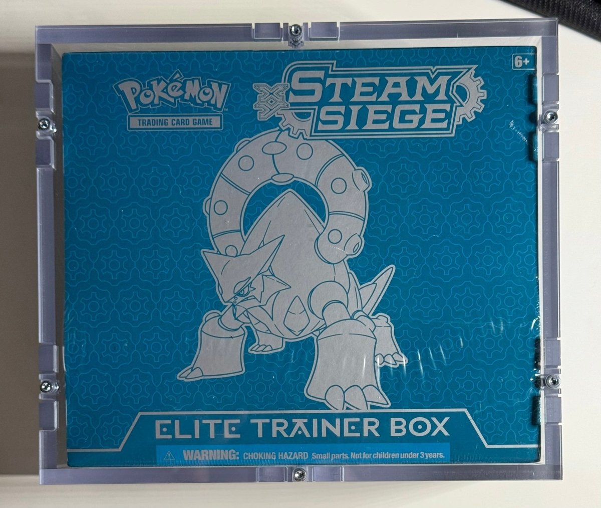 Pokémon 2016 XY Steam Siege Elite Trainer Box - Excellent Condition (with high quality acrylic) by Schmutzfink TCG on MYNTED