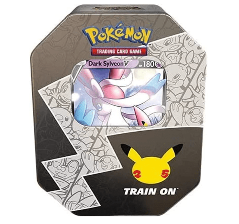 Pokemon 25th Anniversary Celebrations Tin Dark Sylveon V by SamCardVault on MYNTED