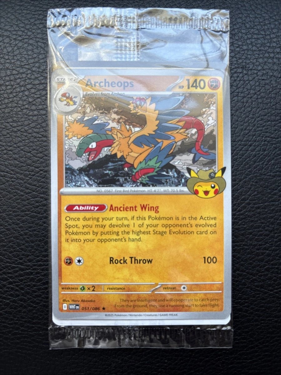 Pokémon Archeops - Promo Card 051/086 Sealed (Fossil Museum Exclusive) by SAFAQATI on MYNTED
