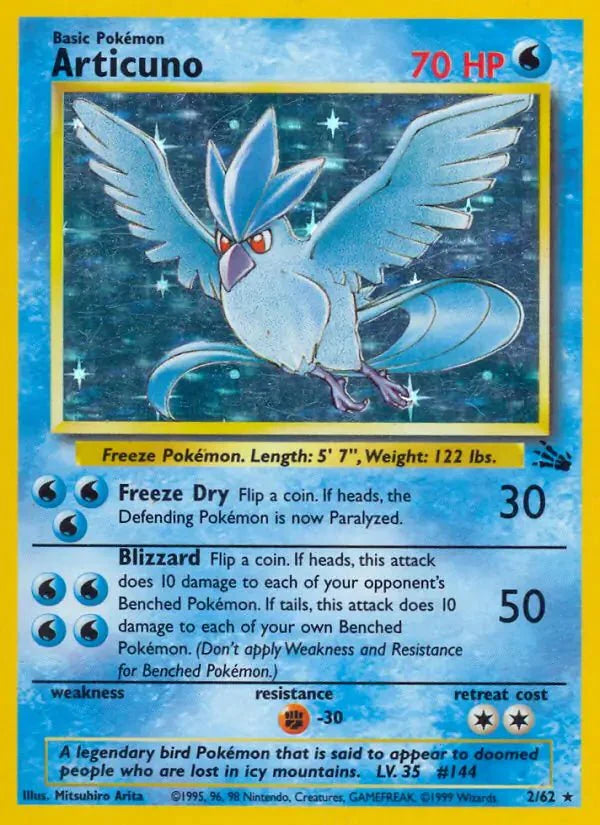 Pokemon Articuno Holo Rare 2 by Trucial Coast Games on MYNTED