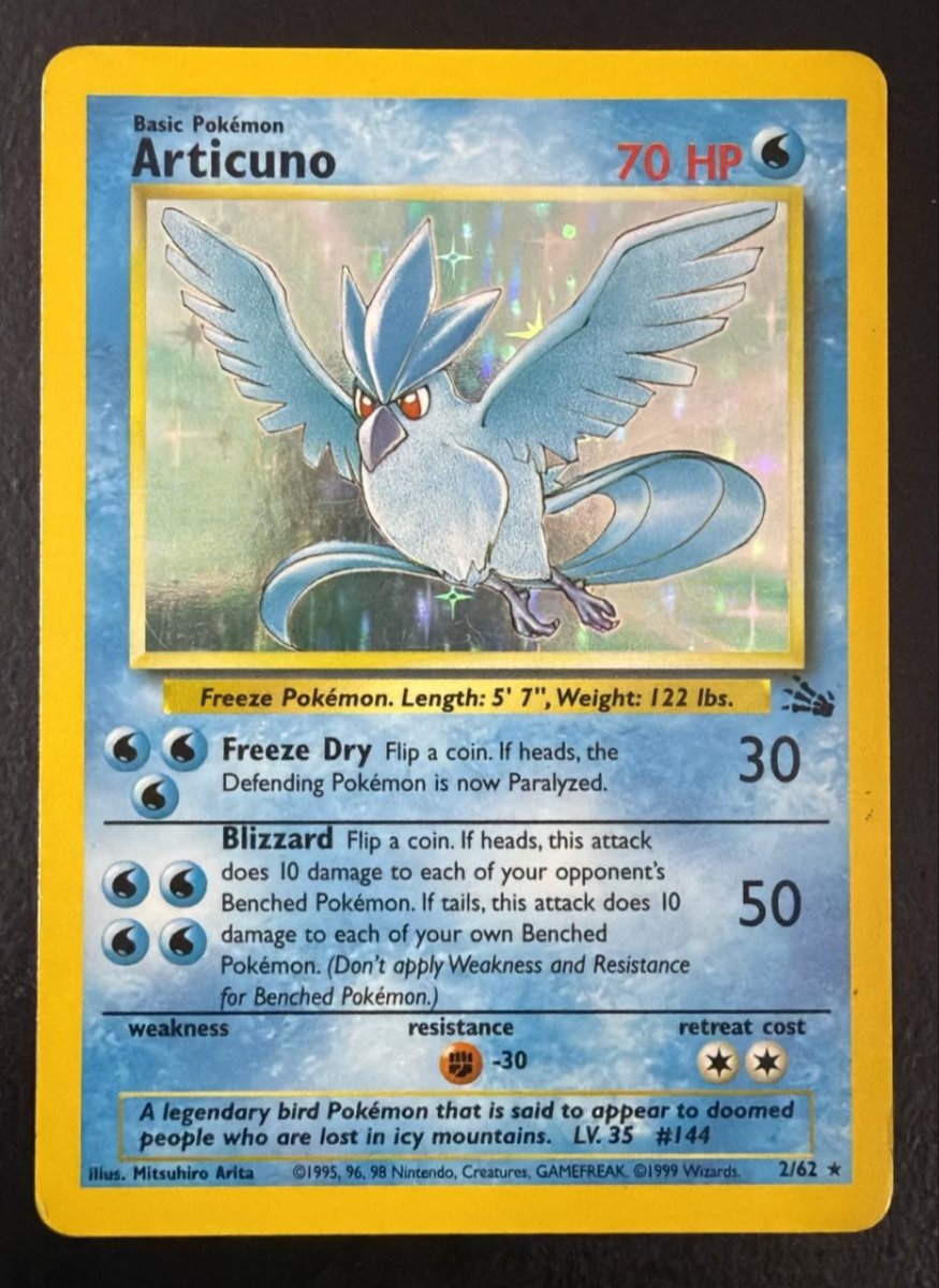 Pokemon Articuno Holo Rare 2 by Trucial Coast Games on MYNTED