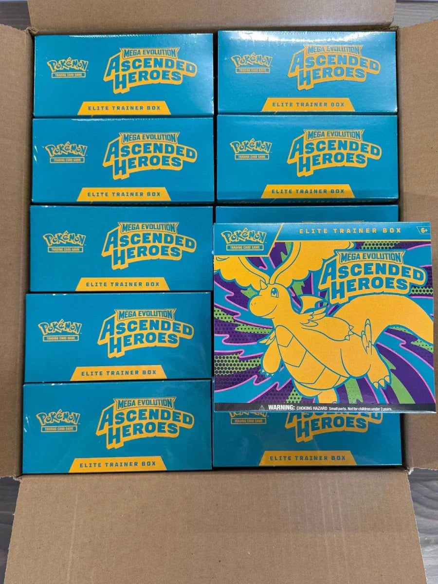 Pokemon Ascended Heroes (ME2.5) Elite Trainer Box Case! (10 ETB) by BrickMak on MYNTED