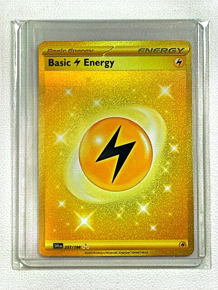 Pokémon Basic Lightning Energy - 257/198 - Hyper Rare - Scarlet & Violet Base Set (SVI) by TCGDON on MYNTED